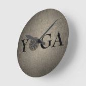 Classy YOGA Wall Clock Ronde Klok (Hoek)