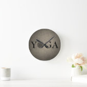 Classy YOGA Wall Clock Ronde Klok (Huis)