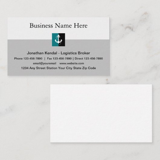 Classy Zee Vracht Visitekaartje (Voorkant / Achterkant)