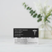 Classy Ziektekostenverzekering Caduceus Visitekaar Visitekaartje (Staand voorkant)