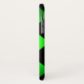 Classy Zig zag Groen Gepersonaliseerd Case-Mate iPhone Case (Achterkant/links)