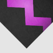 Classy Zigzag Paars op zwart Tissuepapier (Detail)