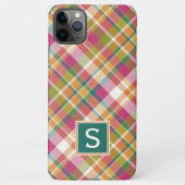 Classy Zomer Sinaasappel Roze Blauwgroen Groen Pla iPhone Hoesje (Achterkant)