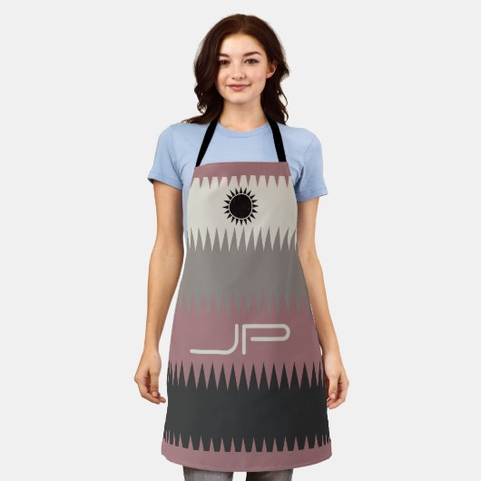 Classy Zuidwest Adobe Style Mozaïek Sun Schort (Gedragen)