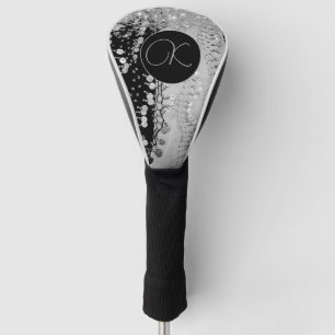Classy zwart en zilver zigeuner sjaal Monogram Golfheadcover