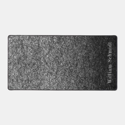 Classy zwart grafiet potlood getekend bureaumat (Voorkant)