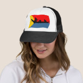 Clatsop Stam Vlag Hoed Trucker Pet (In situ)