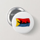 Clatsop Stam Vlag Knop Ronde Button 5,7 Cm (Voorkant /achterkant)
