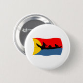 Clatsop Stam Vlag Knop Ronde Button 5,7 Cm (Voorkant /achterkant)