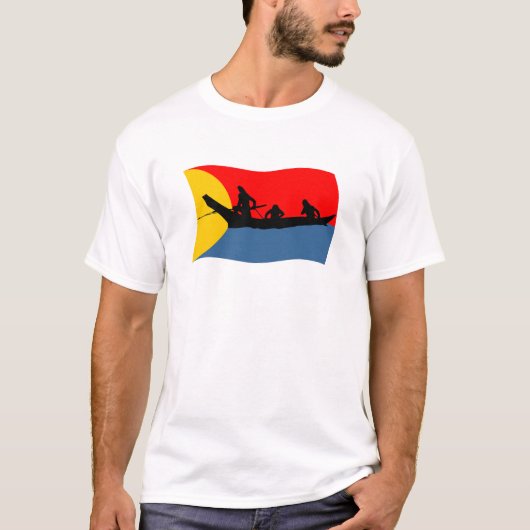 Clatsop stam vlag shirt (Voorkant)