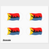 Clatsop Stam Vlag Sticker (Vel)
