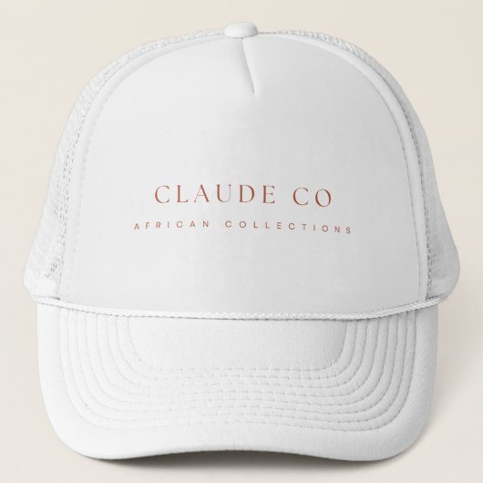 Claude Co. Trucker Hat Trucker Pet (Voorkant)