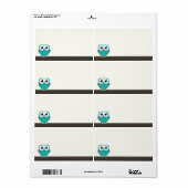 Claude de Kleine Uil | Blanco verzendlabels Etiket (Full Sheet)