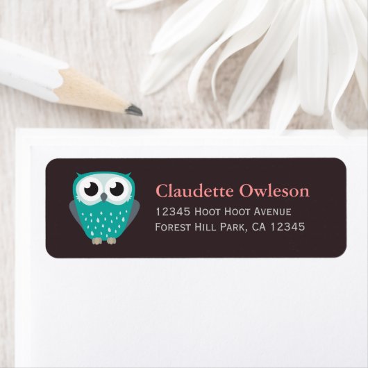 Claude de Kleine Uil | Retouradreslabels Etiket (Insitu)