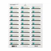 Claude de Kleine Uil | Retouradreslabels Etiket (Full Sheet)