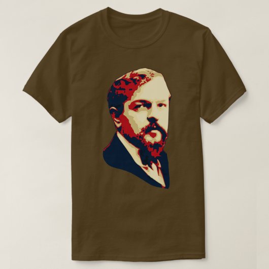 Claude Debussy 1 T-shirt (Design voorkant)