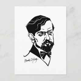 Claude Debussy Briefkaart