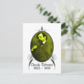 Claude Debussy Briefkaart (Staand voorkant)