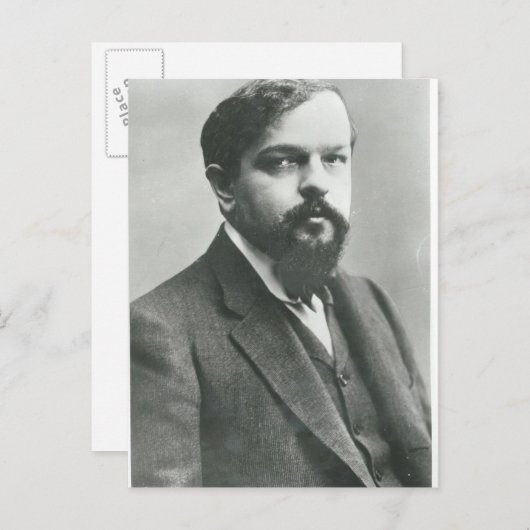 Claude Debussy Briefkaart (Voorkant / Achterkant)