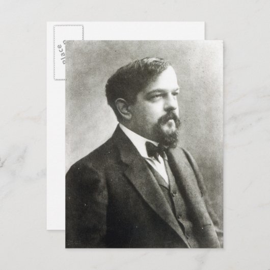 Claude Debussy, c.1908 Briefkaart (Voorkant / Achterkant)