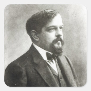 Claude Debussy, c.1908 Vierkante Sticker
