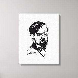 Claude Debussy Canvas Afdruk