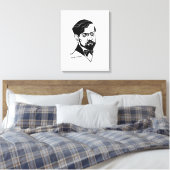 Claude Debussy Canvas Afdruk (Insitu (Slaapkamer))