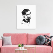 Claude Debussy Canvas Afdruk (Insitu (Woonkamer))