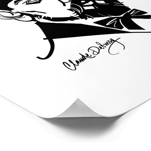 Claude Debussy Poster (Hoek)