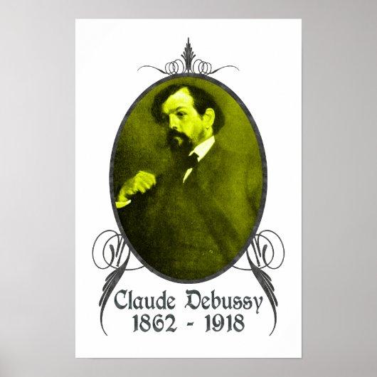 Claude Debussy Poster (Voorkant)