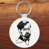 Claude Debussy Sleutelhanger (Voorkant)