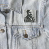 Claude Debussy Vierkante Button 5,1 Cm (In situ)