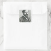 Claude Debussy Vierkante Sticker (Tas)