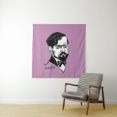 Claude Debussy Wandkleed (In situ)