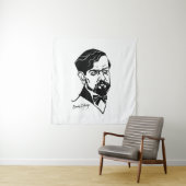 Claude Debussy Wandkleed (In situ)