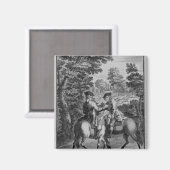 Claude Duval robbing Squire Roper Magneet (Voorkant / Achterkant)