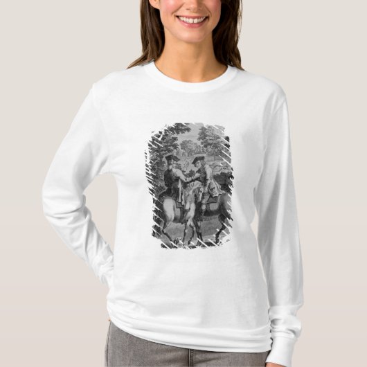 Claude Duval robbing Squire Roper T-shirt (Voorkant)