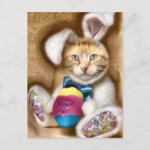 Claude Easter Bunny Feestdagenkaart
