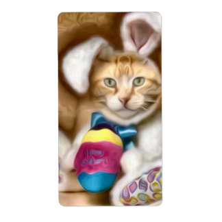 Claude Easter Bunny Holiday Briefkaart Gift Labels