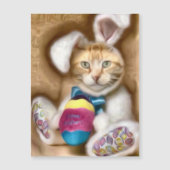 Claude Easter Bunny Holiday Postcard (Voorkant)
