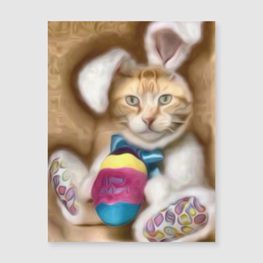 Claude Easter Bunny Holiday Postcard (Voorkant)