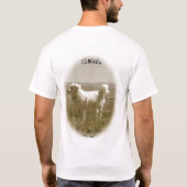 Claude grote pyreneeën puppy t-shirt (Achterkant)