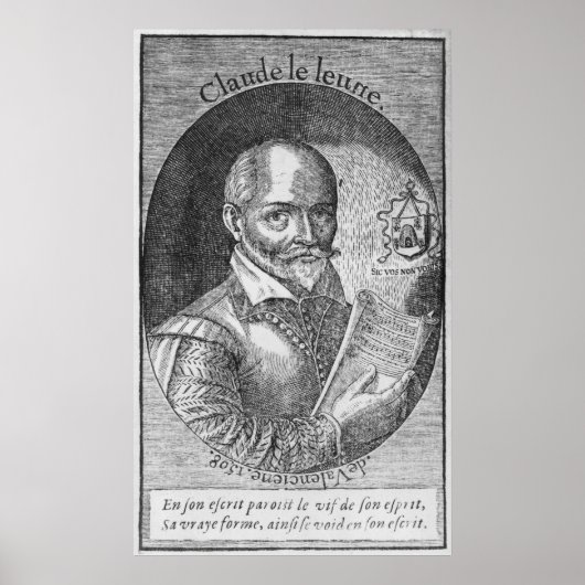 Claude Le Jeune 1598 Poster (Voorkant)
