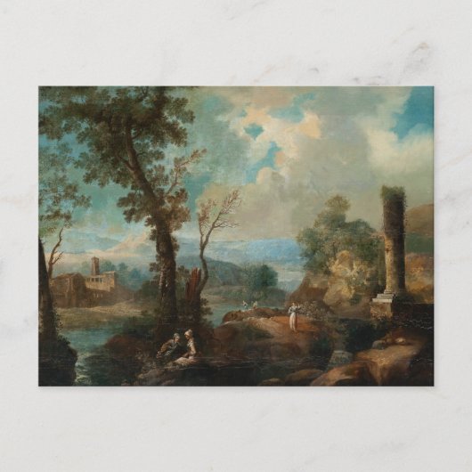 Claude Lorrain Artwork Briefkaart (Voorkant)