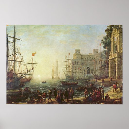 Claude Lorrain Artwork Poster (Voorkant)