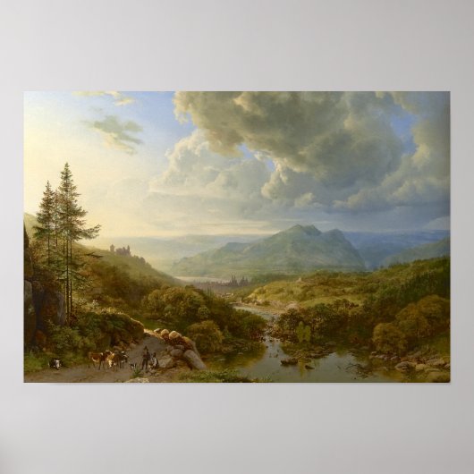 Claude Lorrain Artwork Poster (Voorkant)