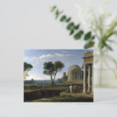 Claude Lorrain Landscape met Aeneas in Delos Briefkaart (Staand voorkant)