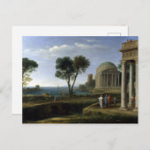 Claude Lorrain Landscape met Aeneas in Delos Briefkaart (Voorkant / Achterkant)