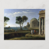 Claude Lorrain Landscape met Aeneas in Delos Briefkaart (Voorkant)