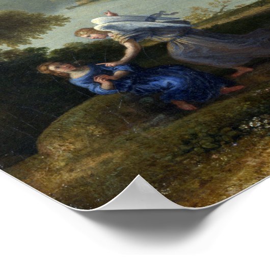 Claude Lorrain Landscape met Hagar en de Angel Poster (Hoek)